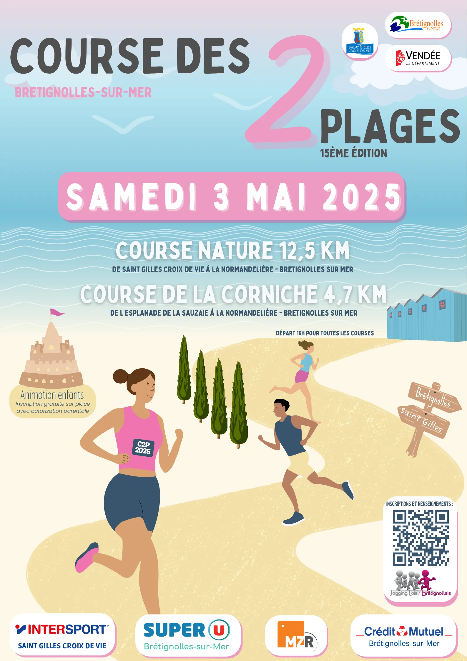Course des 2 plages – Bretignolles sur Mer 2025 Inscription Résultats