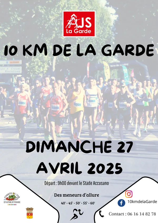 10 km de La Garde 2025 Inscription Résultats