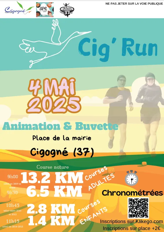 Cig’Run Cigogne 2025 Inscription Résultats