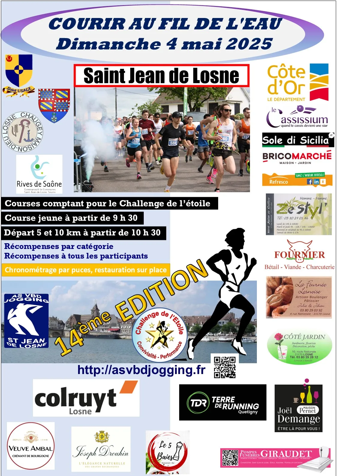 Courir au fil de l’Eau 2025 Inscription Résultats