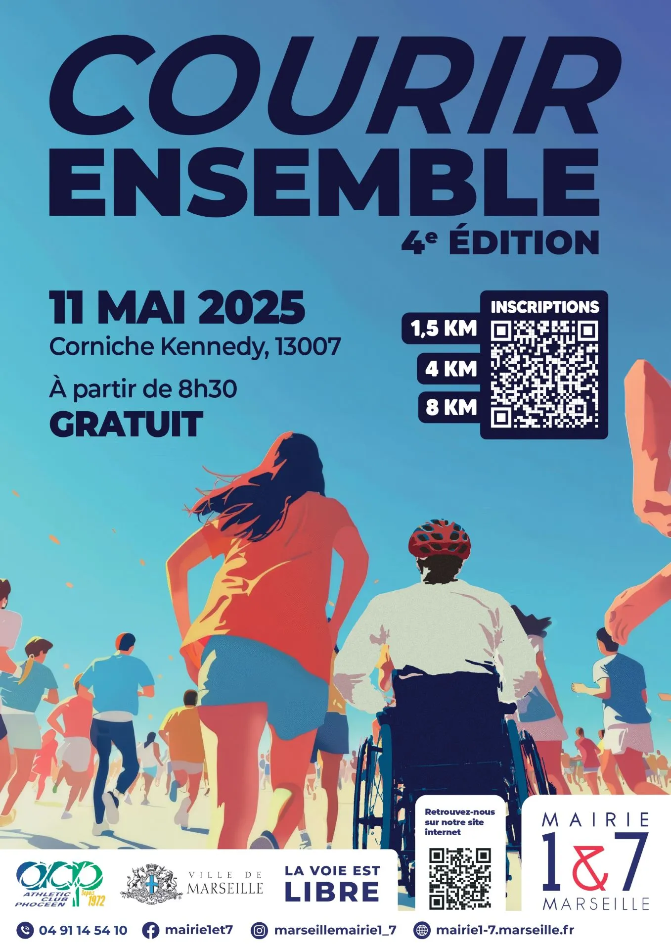 Courir ensemble Marseille 2025 Inscription Résultats