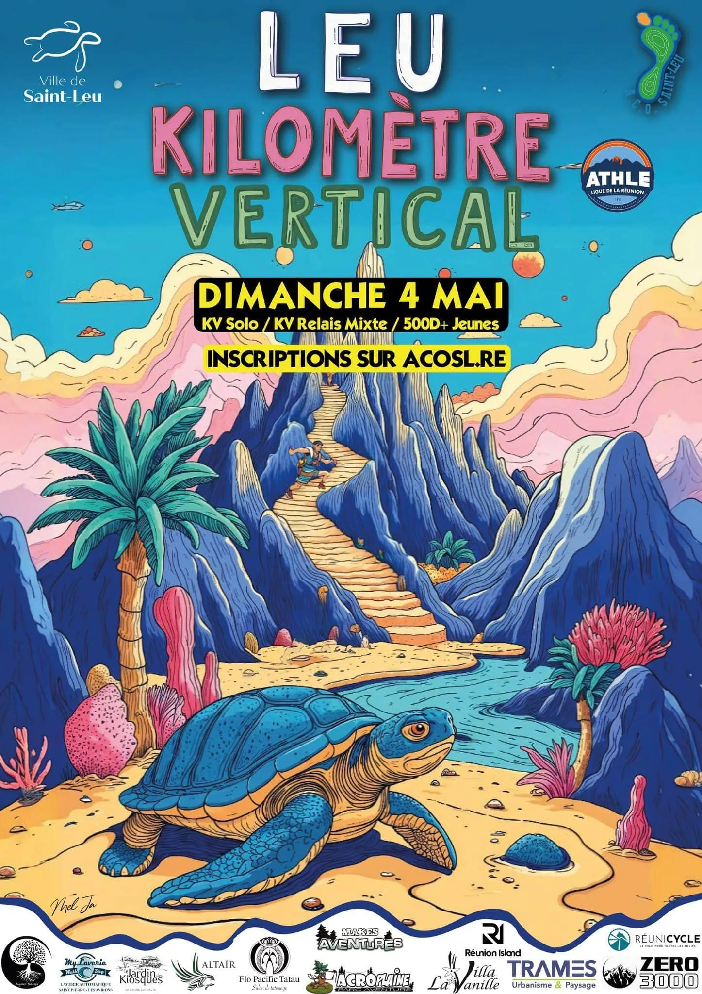 Km vertical de Saint Leu 2025 Inscription Résultats