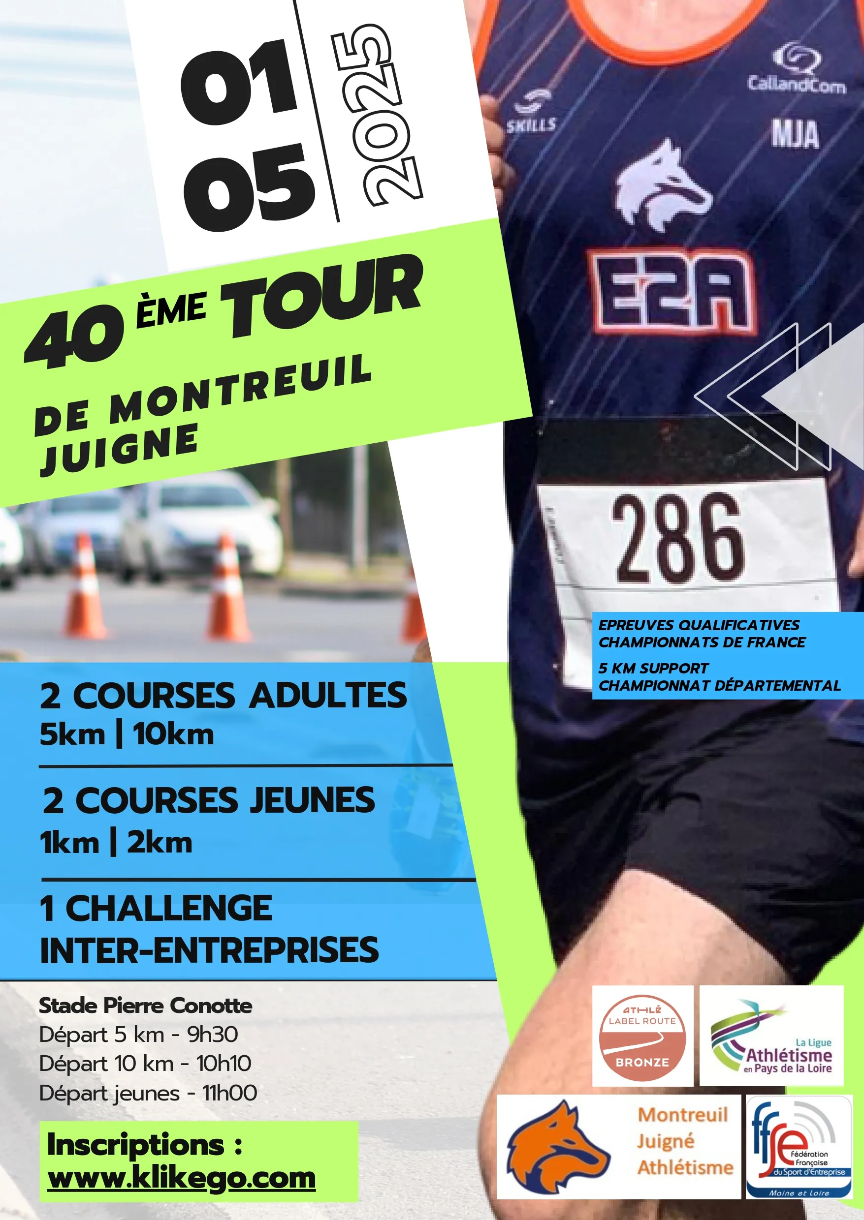 Le Tour de Montreuil Juigne 2025 Inscription Résultats
