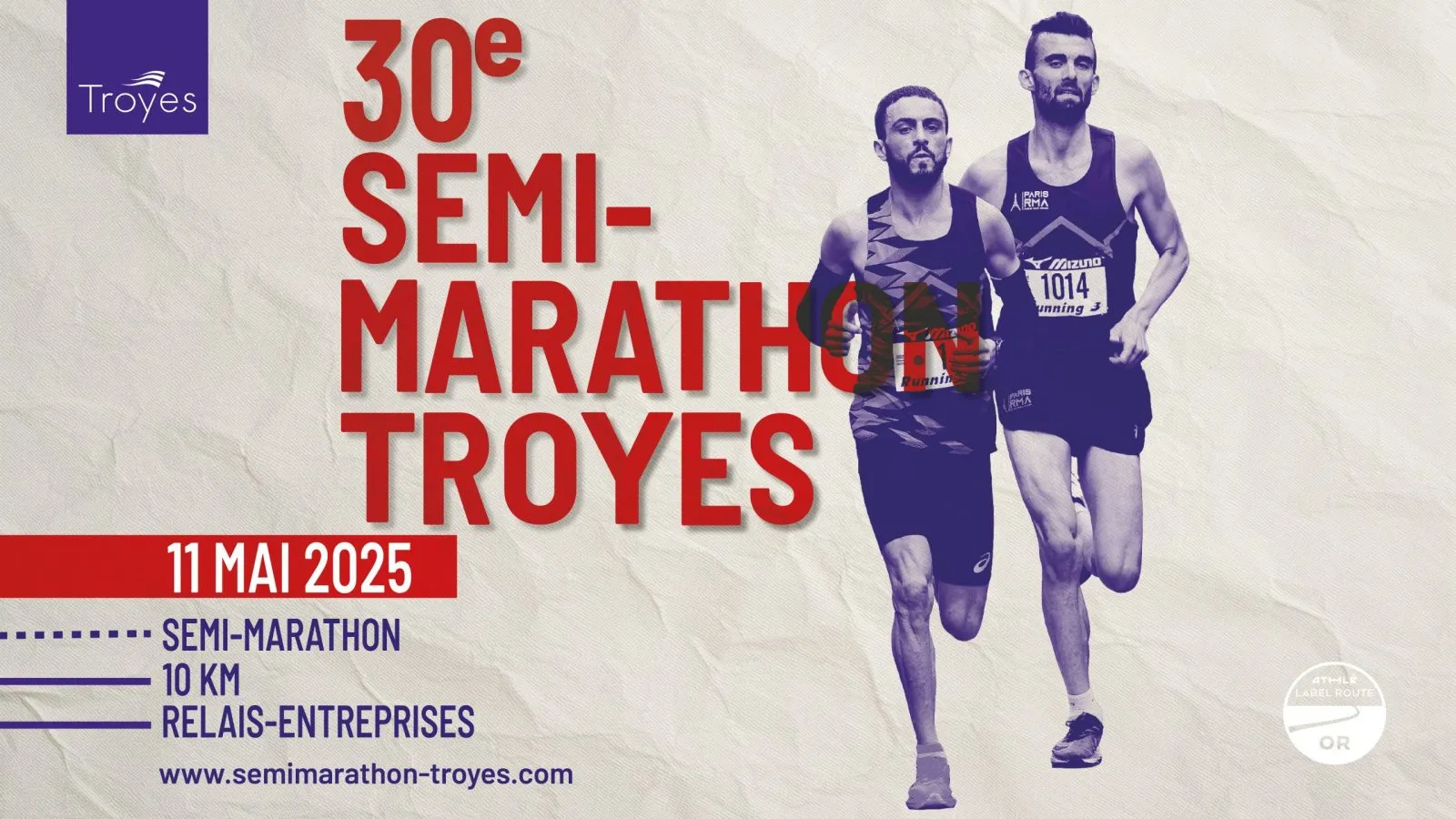 Semi-marathon de Troyes 2025 Inscription Résultats