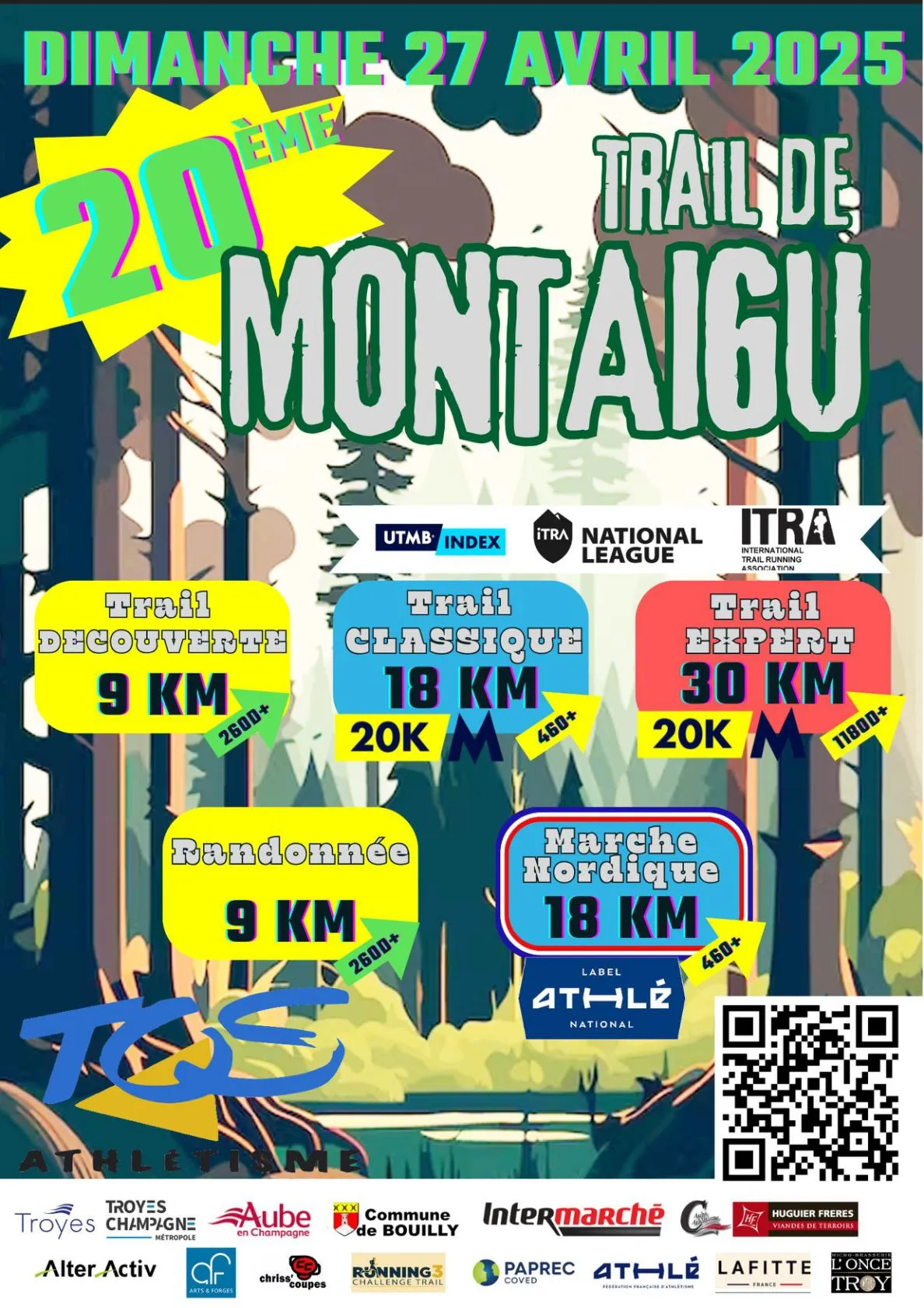 Trail de Montaigu 2025 Inscription Résultats
