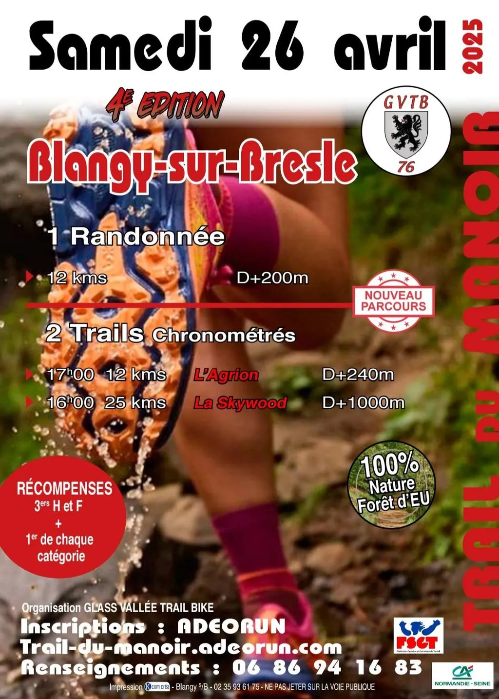 Trail du Manoir 2025 Inscription Résultats